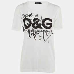 Dolce & Gabbana: Белая футболка  T