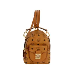 MCM Патрисия Рюкзак Визетос Коньяк mwkbspa01co001