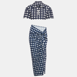 Jacquemus: Синий топ 