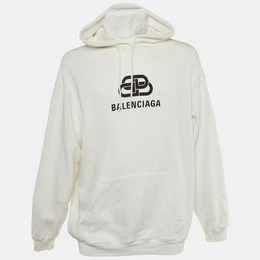 Balenciaga: Белая толстовка 