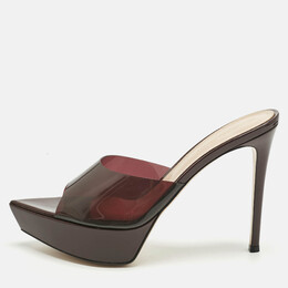 Gianvito Rossi: Бордовые сабо 