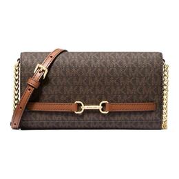 Michael Kors Женская сумка через плечо из искусственной кожи темно-коричневого цвета 35s5g2zc7b-brown