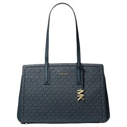 Michael Kors Искусственная кожа женская сумка тоут темно-синяя среднего размера 30s5g9it2v-444
