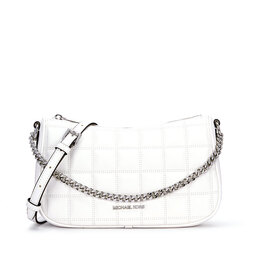 Michael Kors Кармела матовая кожаная наппа искусственная кожа женская сумка через плечо средний размер, White 085 35r5s1qc6v | white 085