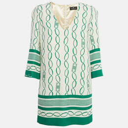 Elisabetta Franchi: Платье с принтом 