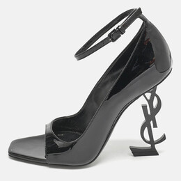 Saint Laurent Paris: Чёрные босоножки  Opyum