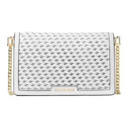 Michael Kors Кожаная сумка через плечо 32t4gj6c8l-optic white
