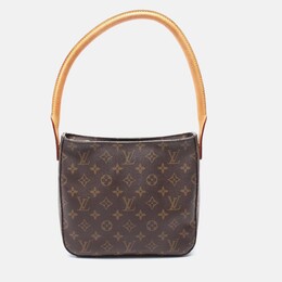 Louis Vuitton Looping MM Brown Monogram Canvas Shoulder Bag 1225822