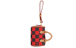 Louis Vuitton Сумка с кожаной подушкой и аппликацией, Red & Black m01692 | red & black