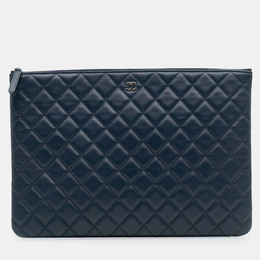 Chanel: Голубой клатч 