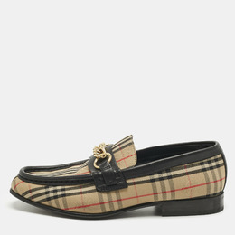 Burberry: Бежевые лоферы 