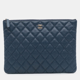 Chanel: Синий клатч 