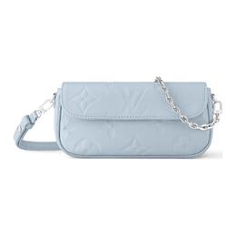 Louis Vuitton Сумка через плечо Empreinte с тиснением из мягкой зернистой телячьей кожи женская синяя m83637