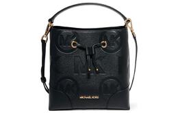 Michael Kors Кожаная сумка-ведро Mercer среднего размера женская черная 35f3gm9m6l-001