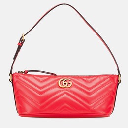 Gucci Red GG Marmont Matelasse Leather Shoulder Bag 1166142