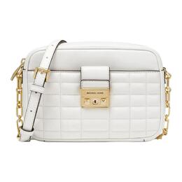 Michael Kors Сумка через плечо Tribeca из овчины среднего размера женская белая 32t4g2rc6l-085