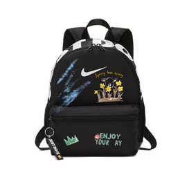 Nike Бразилия Полиэстер Рюкзак Мини Женский, Lamb ba5559-013(team41-手绘涂鸦) | lamb