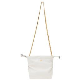 Moschino Белая женская сумка через плечо из овчины a75578002-0002