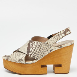 Tory Burch: Бежевые сандалии 