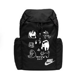 Nike Тканевый рюкзак унисекс черный, Graffiti ba6150-010(team378-印花 x1) | graffiti