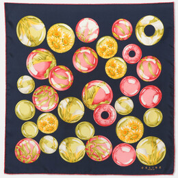 Celine: Синий шарф 