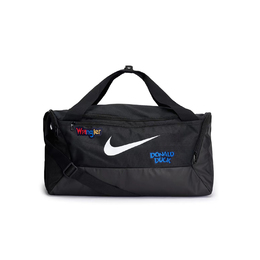 Nike Большая спортивная сумка из ткани унисекс черная, Letter Print ba5957-010(team354-月牙泉) | letter print
