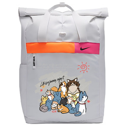 Nike Тканевый рюкзак с принтом унисекс белый, A Group of Cats dj5487-020(team378-kj p4) | a group of cats