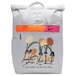 Nike Тканевый рюкзак с принтом унисекс белый, Tulip girl dj5487-020(team378-kj p4) | tulip girl