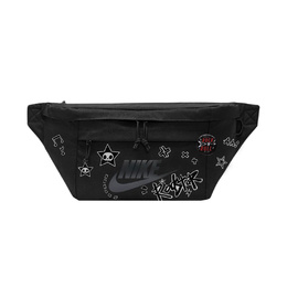 Nike Унисекс поясная сумка из полиэстера черно-белая, Black White ba5751-010（team470-摇滚乐手） | black white