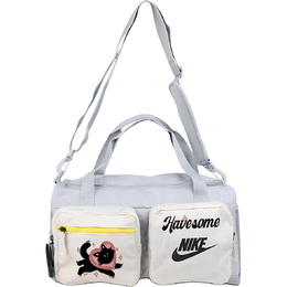 Nike Тканевая дорожная сумка унисекс светло-дымчато-серый, Heart Cat ba6169-077(team378-xb p4) | heart cat