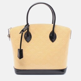 Louis Vuitton: Бежевая сумка  Lockit PM