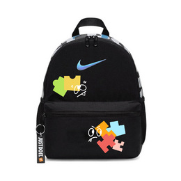 Nike Тканевый рюкзак с логотипом унисекс черный, Black ba5559-017(team1298-搞怪五彩拼图) | black
