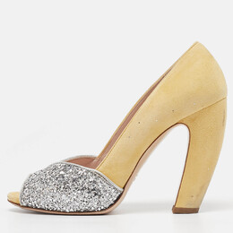 Miu Miu: Жёлтые туфли 