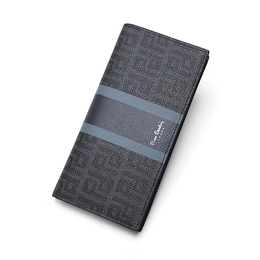 Pierre Cardin Кожаный клатч для делового костюма, Black Gray j0u509-980303 | black gray