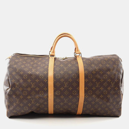 Louis Vuitton Keepall 60 Brown Monogram Canvas Boston Bag 1164096