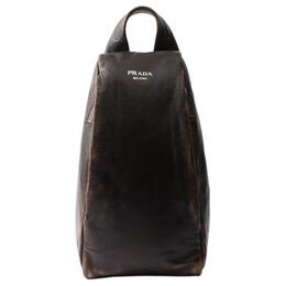 Prada Кожаный рюкзак мужской тёмно-коричневый 2vz114_2c75_f0003_v_ooo
