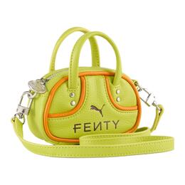 Puma Женская полиуретановая сумка через плечо асимметричная FENTY желто-зеленая, Yellow Green 092152-01 | yellow green