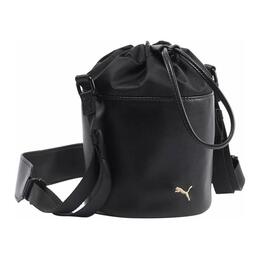 Puma Полиэстеровая кожаная сумка-ведро через плечо унисекс черная, Black 091109-01 | black