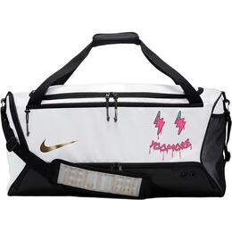 Nike Тканевая дорожная сумка унисекс переливающаяся черно-белая, Lightning Smiley Face dx9789-100（team378-yinhua x1） | lightning smiley face