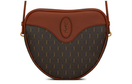 Saint Laurent Сумка через плечо из холста с кожаным сердечком 6752602uy2w2166