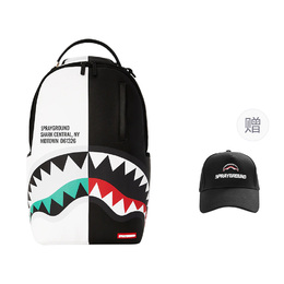 Sprayground Сумка рюкзак унисекс белая необработанная, Raw White (Comes with Baseball Cap) w1035717 | raw white (comes with baseball cap)
