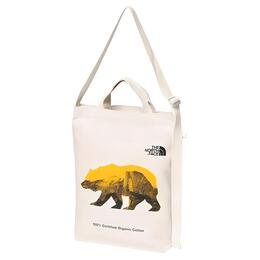 The North Face Одноплечевая сумка через плечо из органического хлопка с принтом медвежонка унисекс, Natural Patch Bear Print nmj82351-nc | natural patch bear print