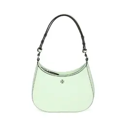 Tory Burch Текстурированная кожаная сумка Эмерсон малая женская светло-мятная 150258-400