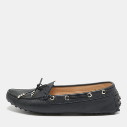 Tod's: Синие лоферы  Gommino