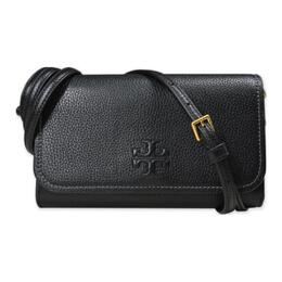 Tory Burch Сумка через плечо из зерненой кожи личи 146467-001