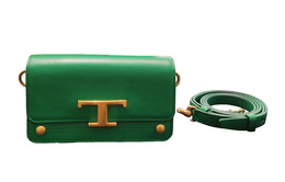 Tod's Вневременная женская зеленая мини-сумка из коровьей кожи через плечо кросс-боди xawtsa63302r0rv023