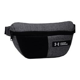 Under Armour Полиэстеровый полиамидный поясной рюкзак унисекс черно-серый 1330979-040