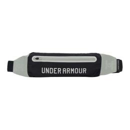 Under Armour Полиэстеровый поясной рюкзак унисекс черный и серый, Black & Gray 1376460-002 | black & gray