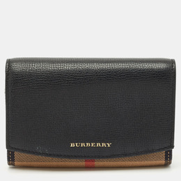 Burberry: Чёрный кошелёк  House Check