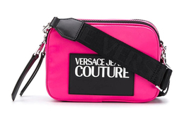 Versace Полиэстеровая сумка через плечо женская розово-красная e1vvbbt1-71420-401